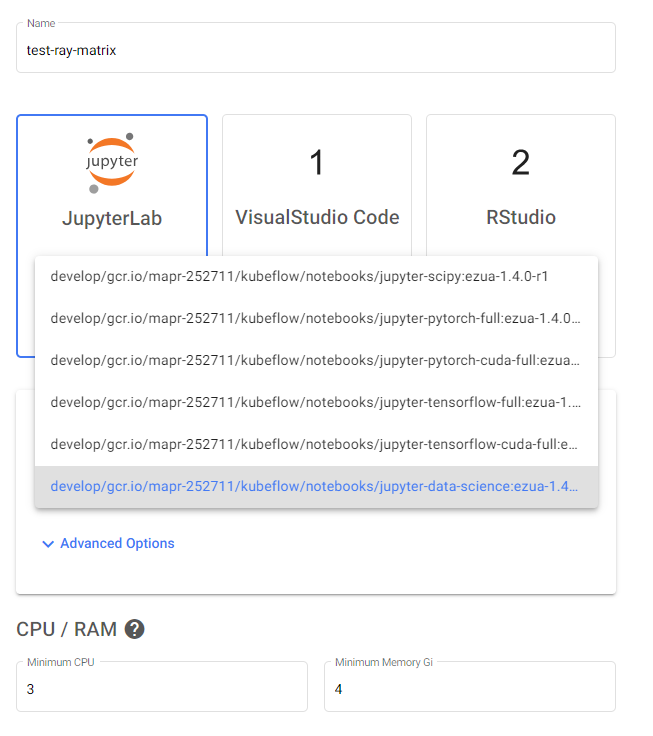 Running Ray Matrix Multiplication Application